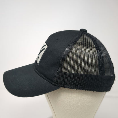 Vortex Trucker Hat Black One Size Mesh Back Snapback Logo Patch Optic Logo