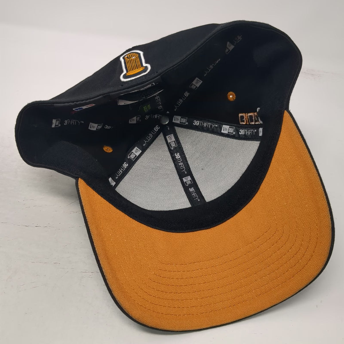 San Francisco Giants MLB New Era Baseball Cap Black Orange One Size 2010 WS Hat