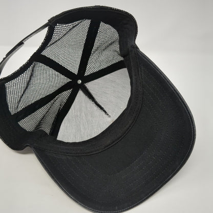 Cross Wrench Snapback Mesh Back Trucker Hat Black One Size Adjustable