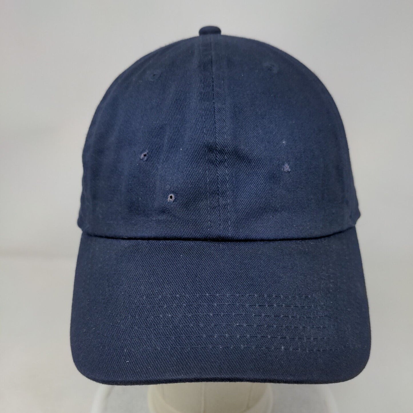 Falari Slideback Hat Blue OSFA Adjustable 6 Panel Vent Holes Blank