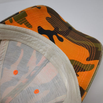 Winners Hotel Casino Strapback Hat Camouflage OSFA Adjustable Distressed 6 Panel