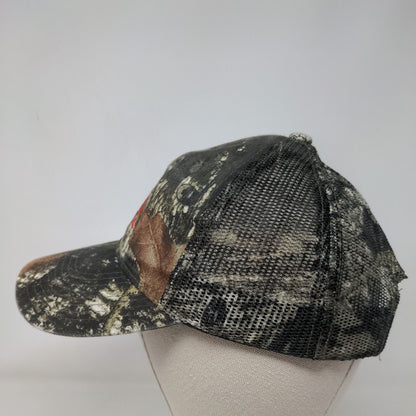 RK OIL LLC Strapback Mesh Back Trucker Hat Camo OSFM Embroidered
