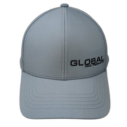 Global Pool Products Blue Trucker Hat One Size Perforated Performance Snapback