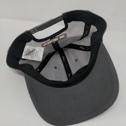 Sitka Bozeman MT Snapback Trucker Hat Gray OSFA Adjustable Mesh Back Cotton
