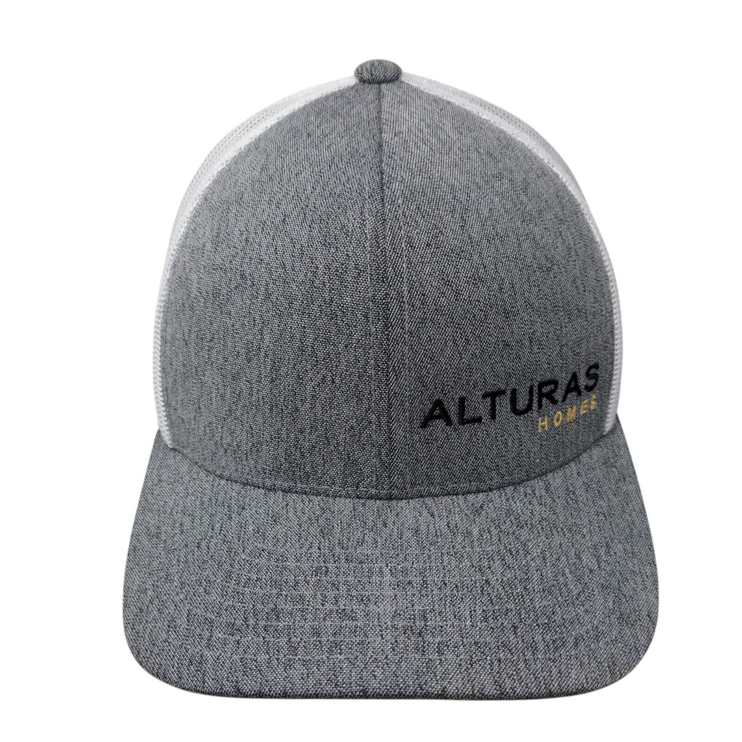 Alturas Homes Snapback Trucker Hat Gray OSFA Mesh Back Pacific Headwear