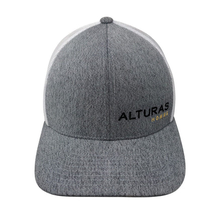 Alturas Homes Snapback Trucker Hat Gray OSFA Mesh Back Pacific Headwear