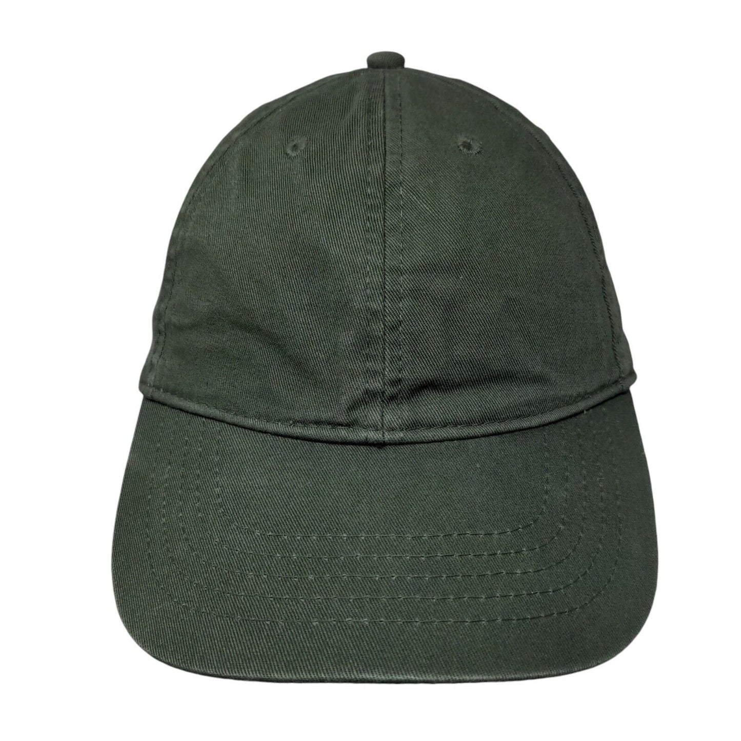 Unbranded Strapback Hat Green Sea Turtle OSFM Solid Blank 6 Panel