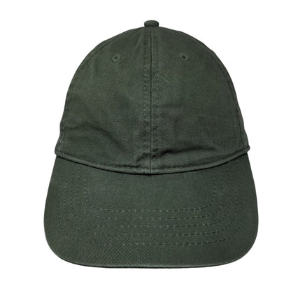Unbranded Strapback Hat Green Sea Turtle OSFM Solid Blank 6 Panel