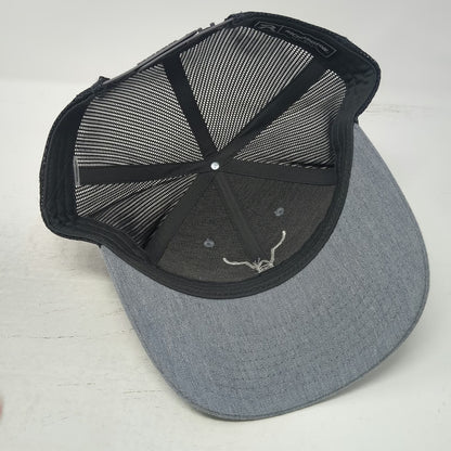 Richardson Trucker Hat Gray L Wildhorse Springs Ranch Mesh Snapback Steer Hat