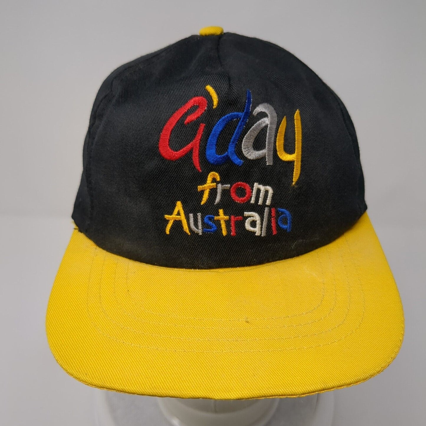 G'Day From Australia Snapback Hat Multicolor One Size Adjustable Embroidered