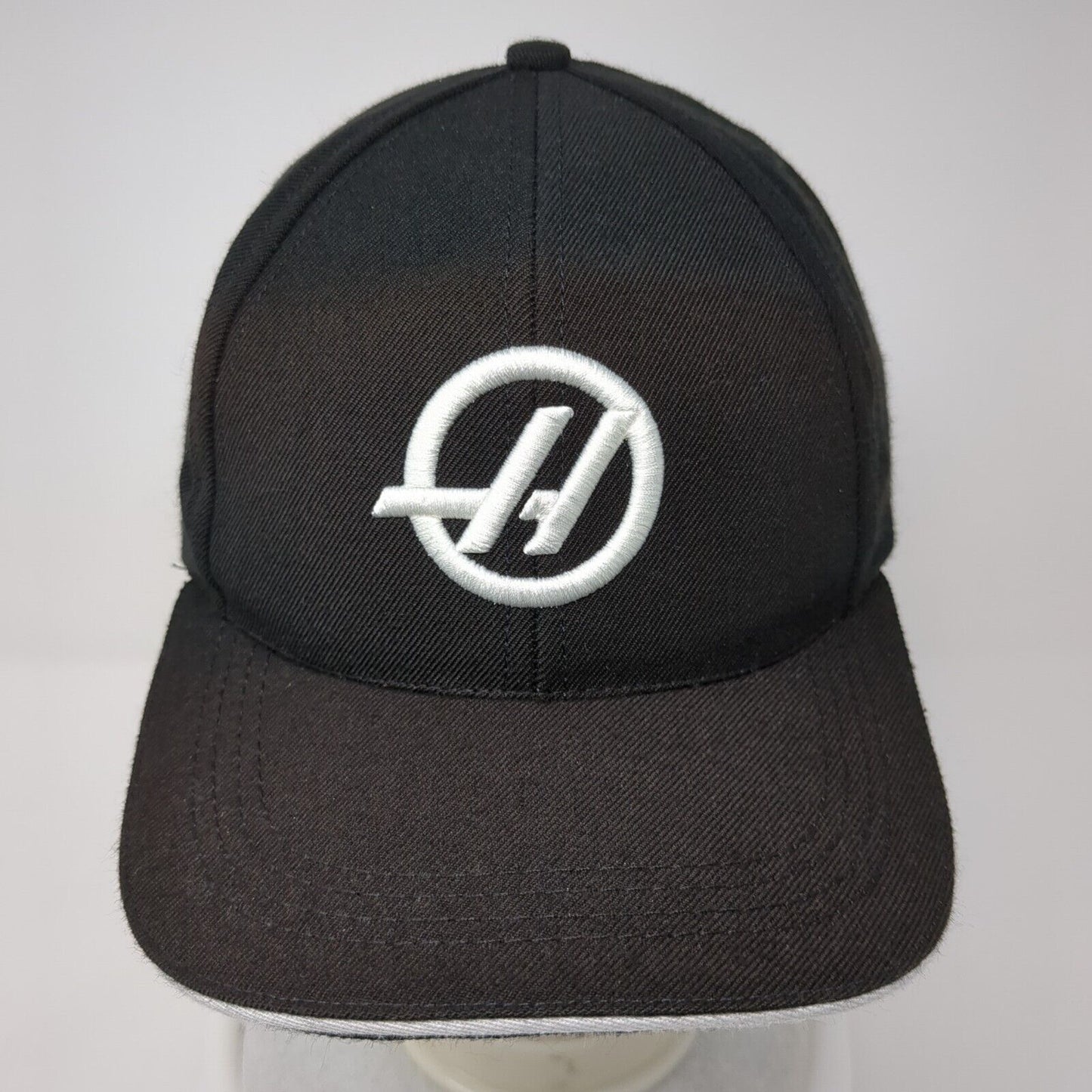 Haas Snapback Hat Black One Size Adjustable Embroidered 6 Panel Graffiti
