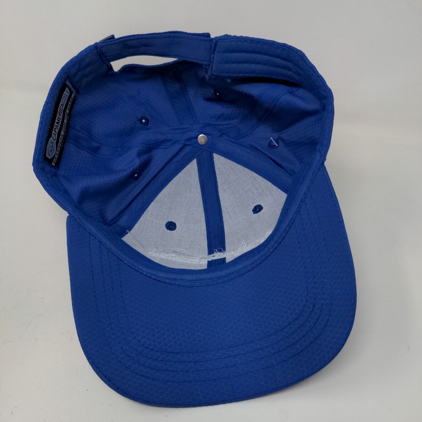 Cap America Golf Men's Strapback Hat Blue Adjustable Pacific Union Financial