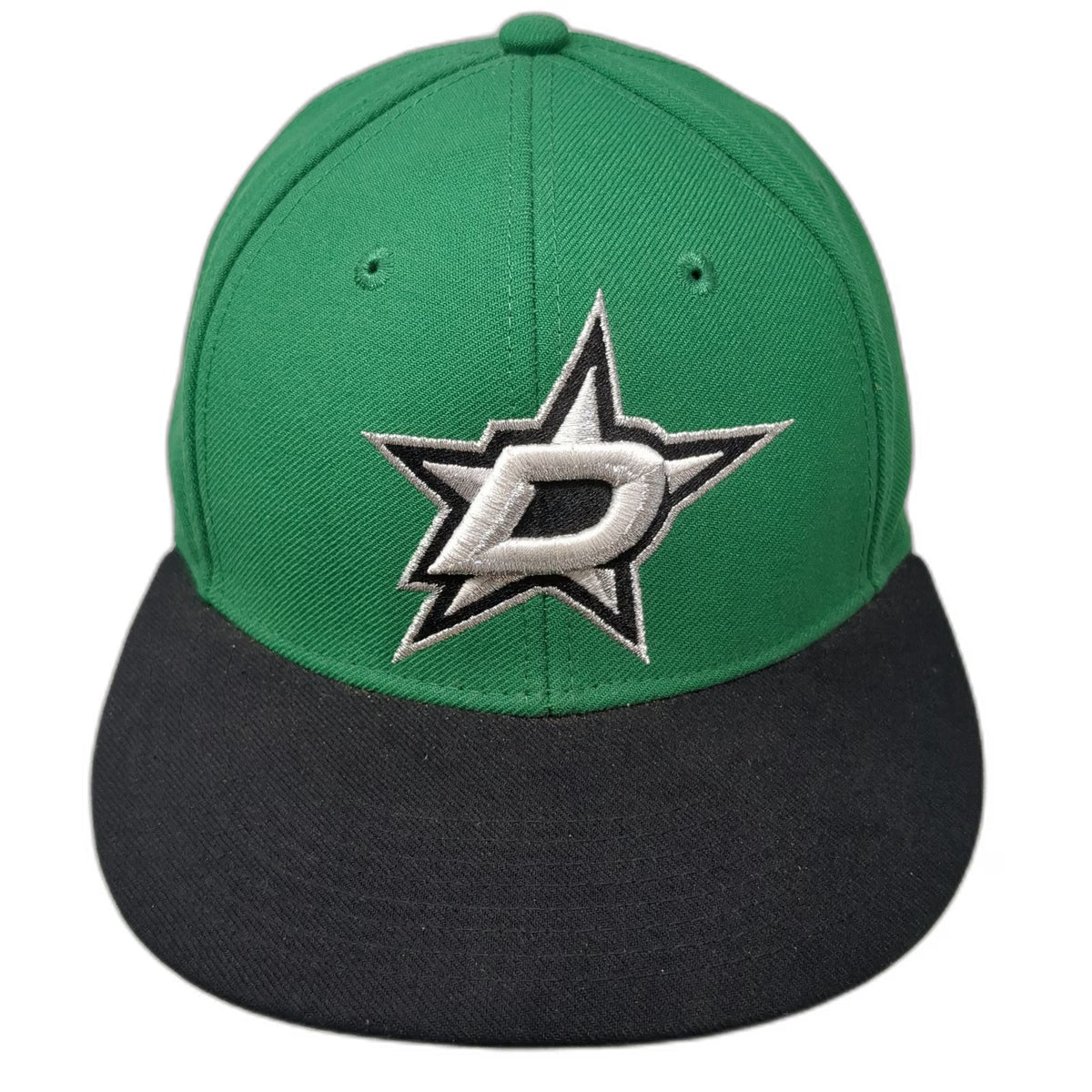 Adidas Snapback Green Black OSFM Hat Dallas Stars NHL Hockey Logo Flat Brim