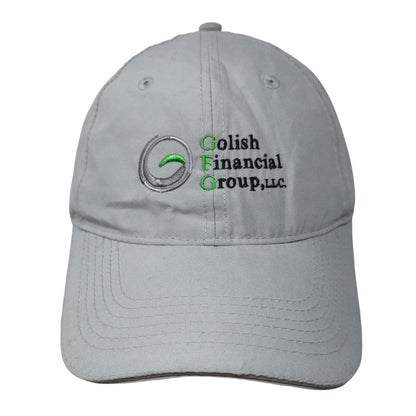Golish Financial Group Strapback Hat Greenish Gray One Size Sope Creek