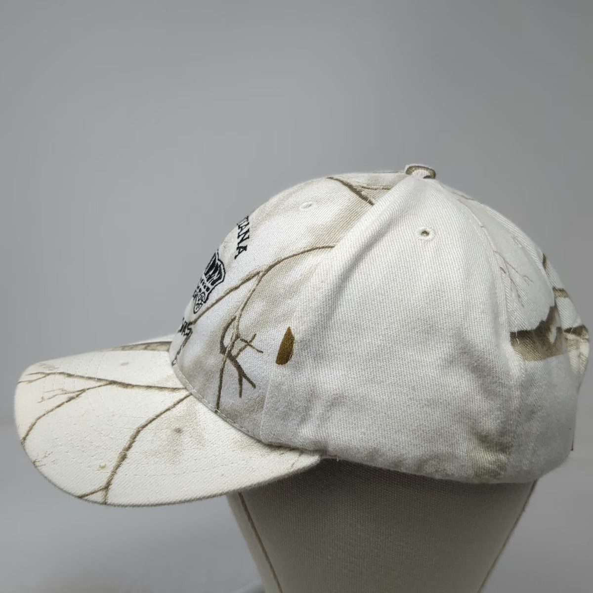 Graffiti Montana Canvas Wagon Hat Baseball Cap White Brown OSFM Realtree Camo