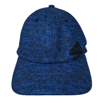 Adidas 3 Stripes Fitted Hat Blue Large/XL Embroidered Vent Holes 6 Panel