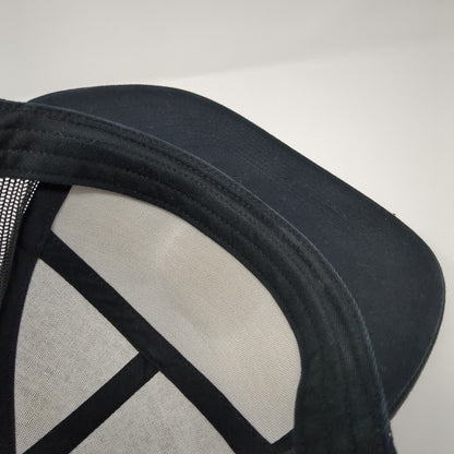 Kawasaki Kids Always Strong Always Brave Snapback Trucker Hat Black OS Mesh