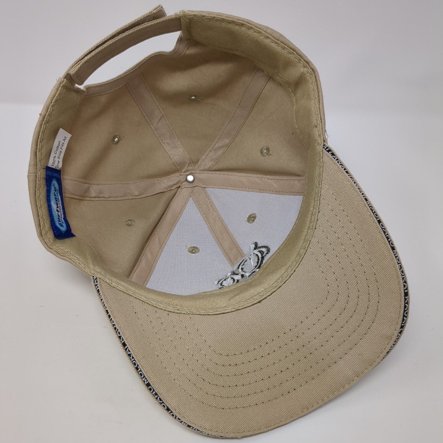 Hawaii Sea Turtles Strapback Hat Tan One Size Adjustable Solid 6 Panel