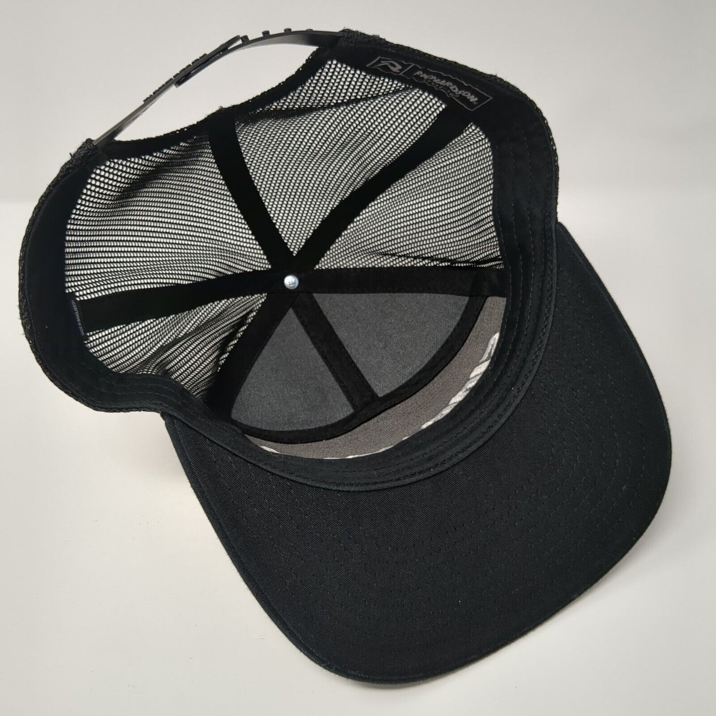 Sidewayz Snapback Trucker Hat Black One Size Mesh Back Richardson
