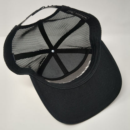 Sidewayz Snapback Trucker Hat Black One Size Mesh Back Richardson