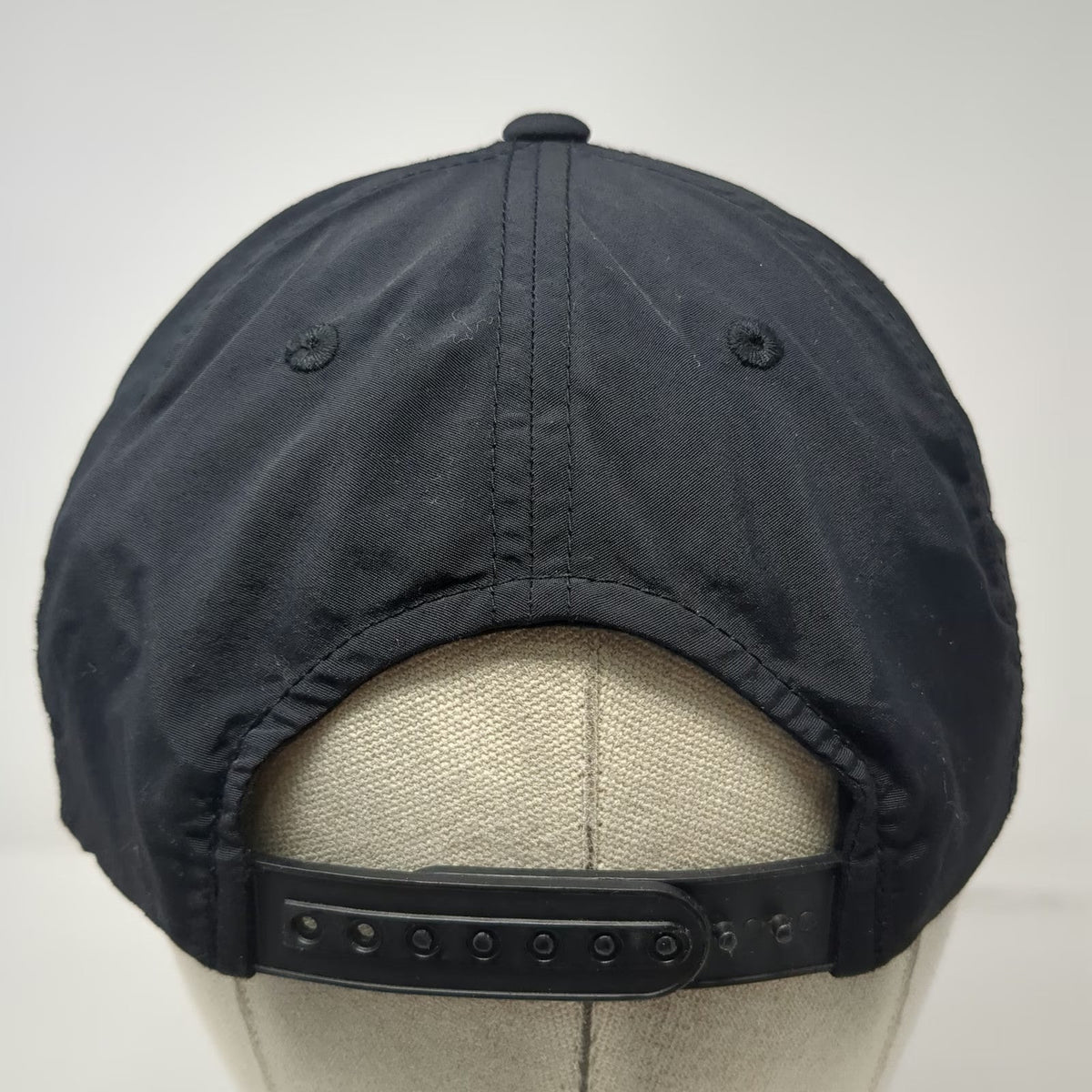 Oakley 5 Panel Hat Black OSFM Snapback Rope Palm Tree Diamond Patch Nylon Sport