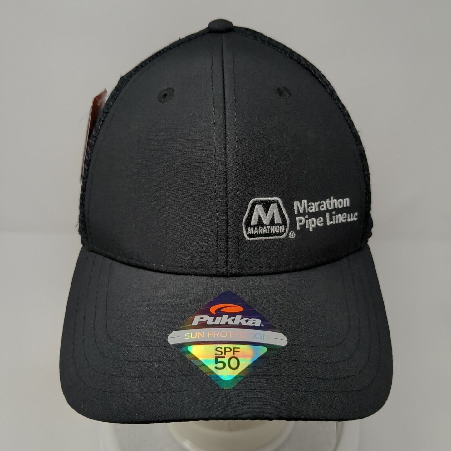 Marathon Pipe Line LLC Snapback Trucker Hat Black OS Adjustable Mesh Back W/Tags