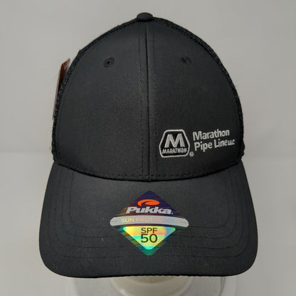Marathon Pipe Line LLC Snapback Trucker Hat Black OS Adjustable Mesh Back W/Tags