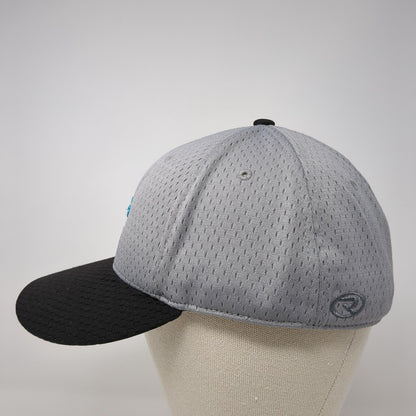 Columbus Sharks Fitted Hat Gray One Size Embroidered Logo Richardson