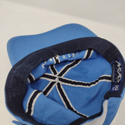 Creekside Sun Valley Slideback Hat Blue OSFA Classic Cut Ahead Vintage Cotton
