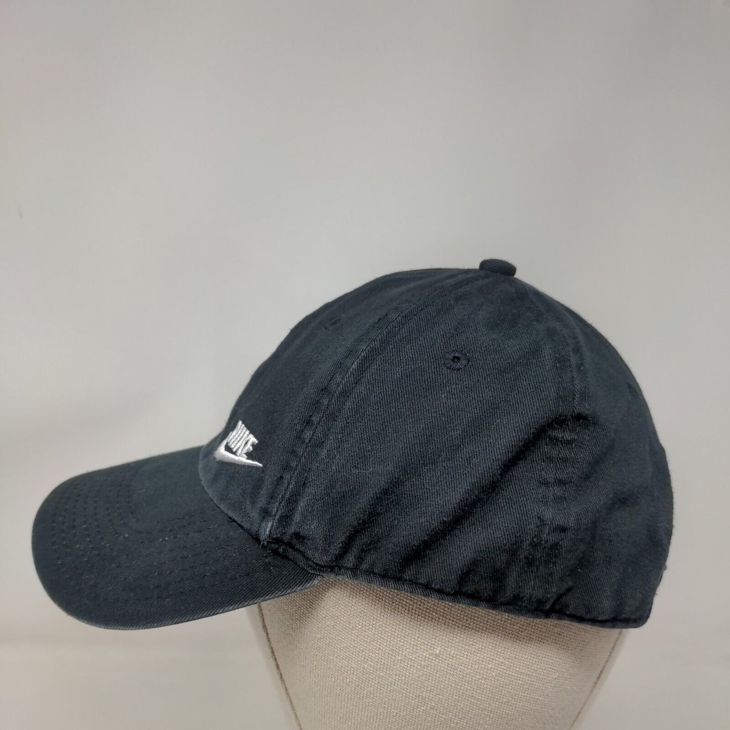 Nike Swoosh Slideback Hat Blue OSFM Embroidered Logo Heritage86 6 Panel