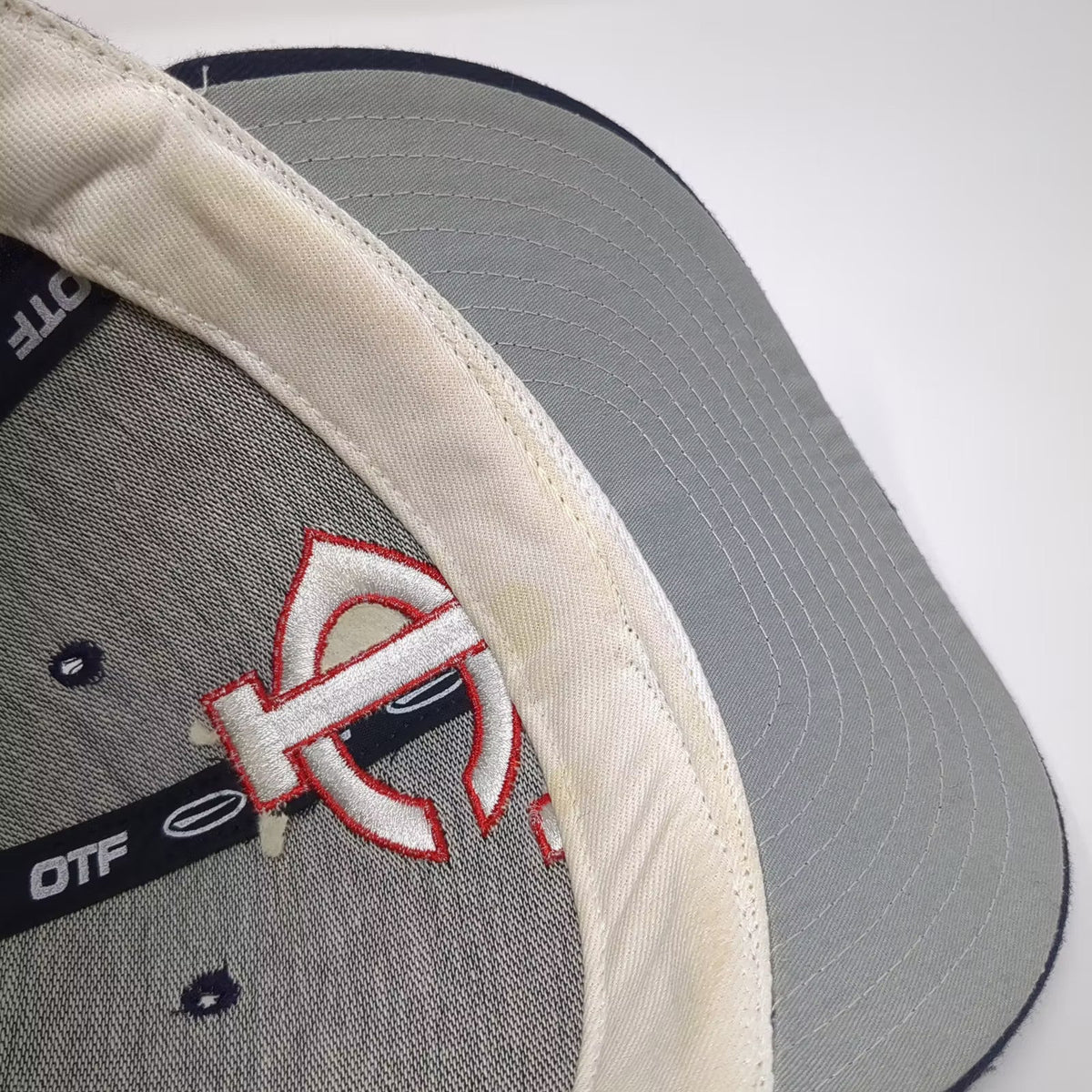Pro-Line CL Baseball Cap Blue White 7 3/8 Fitted Hat TPX OTF Embroidered Logo