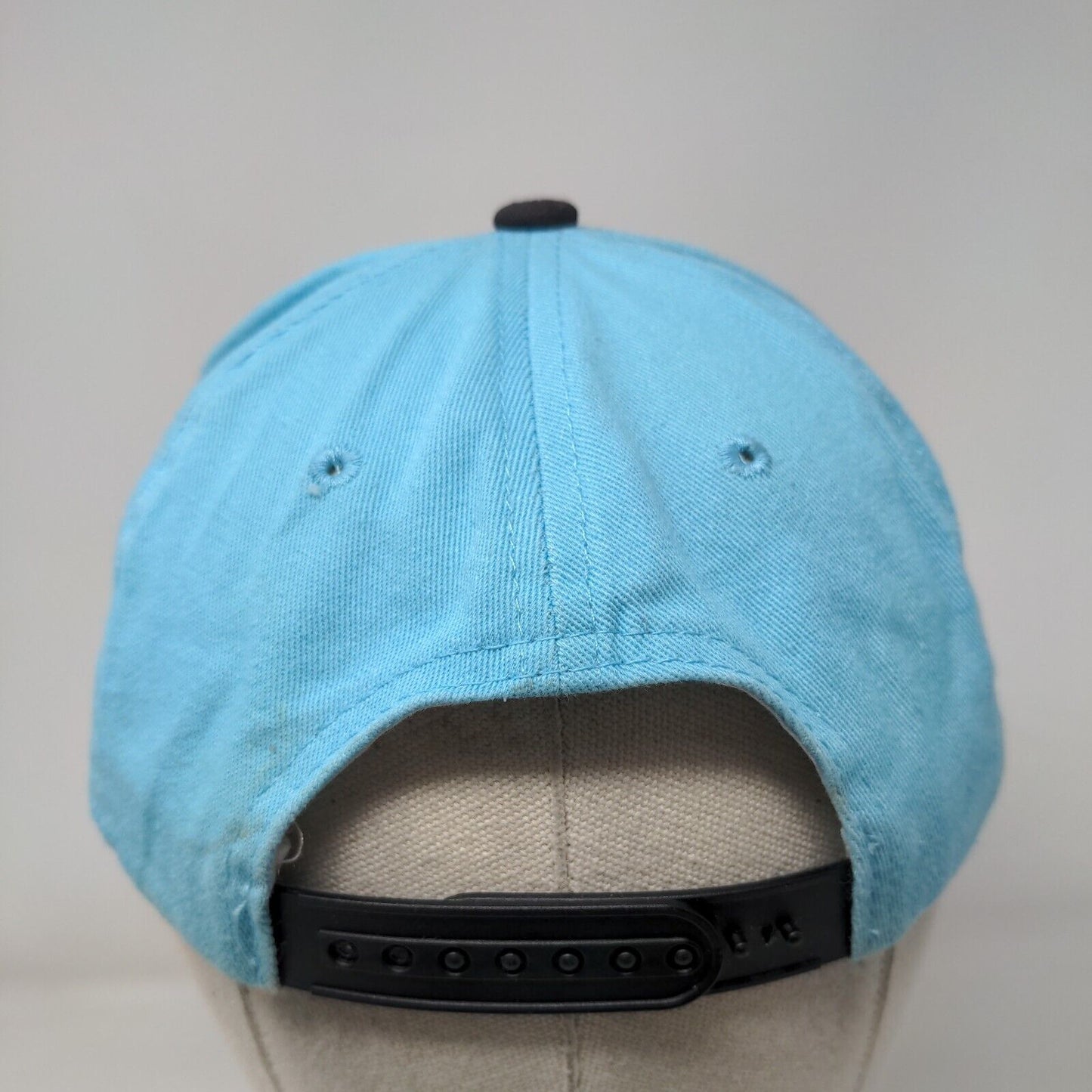 Munchie Madness Snapback Hat Blue One Size Embroidered Colorblock