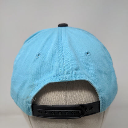Munchie Madness Snapback Hat Blue One Size Embroidered Colorblock