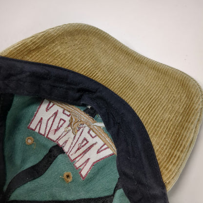 SCI Baseball Cap Green One Size Kayak Acadia Bar Harbor Maine Corduroy Hat