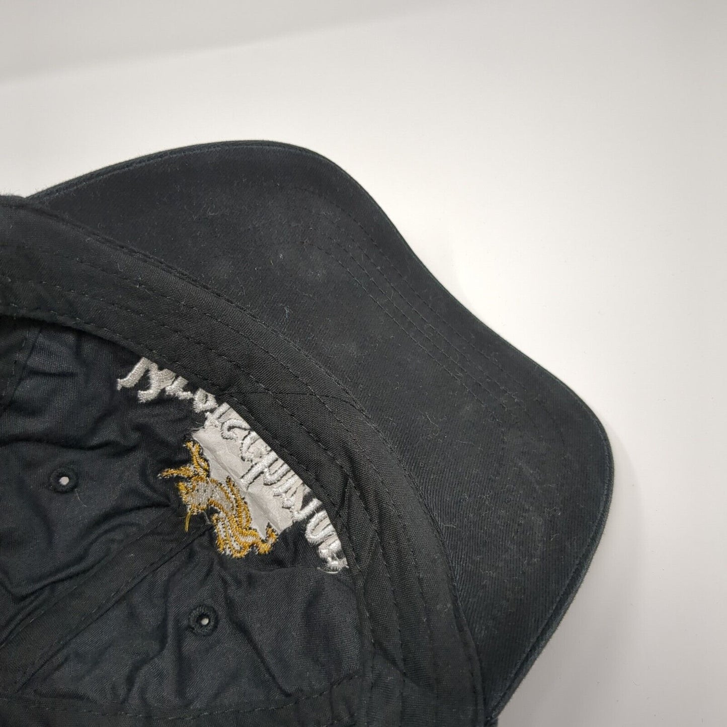 Kretschmar Strapback Hat Black One Size Adjustable Embroidered 6 Panel