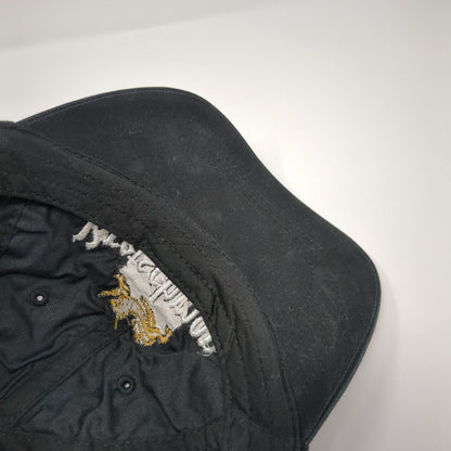 Kretschmar Strapback Hat Black One Size Adjustable Embroidered 6 Panel