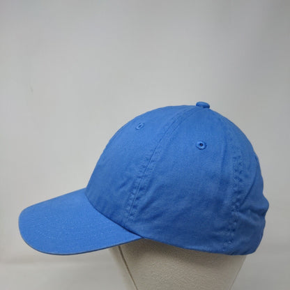 Toppers Slideback Hat Blue One Size Adjustable Leather Strap Blank