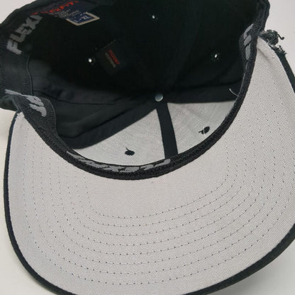 Fly Racing Baseball Cap Black XL Snowmobile Embroidered Flexfit Yupoong Hat
