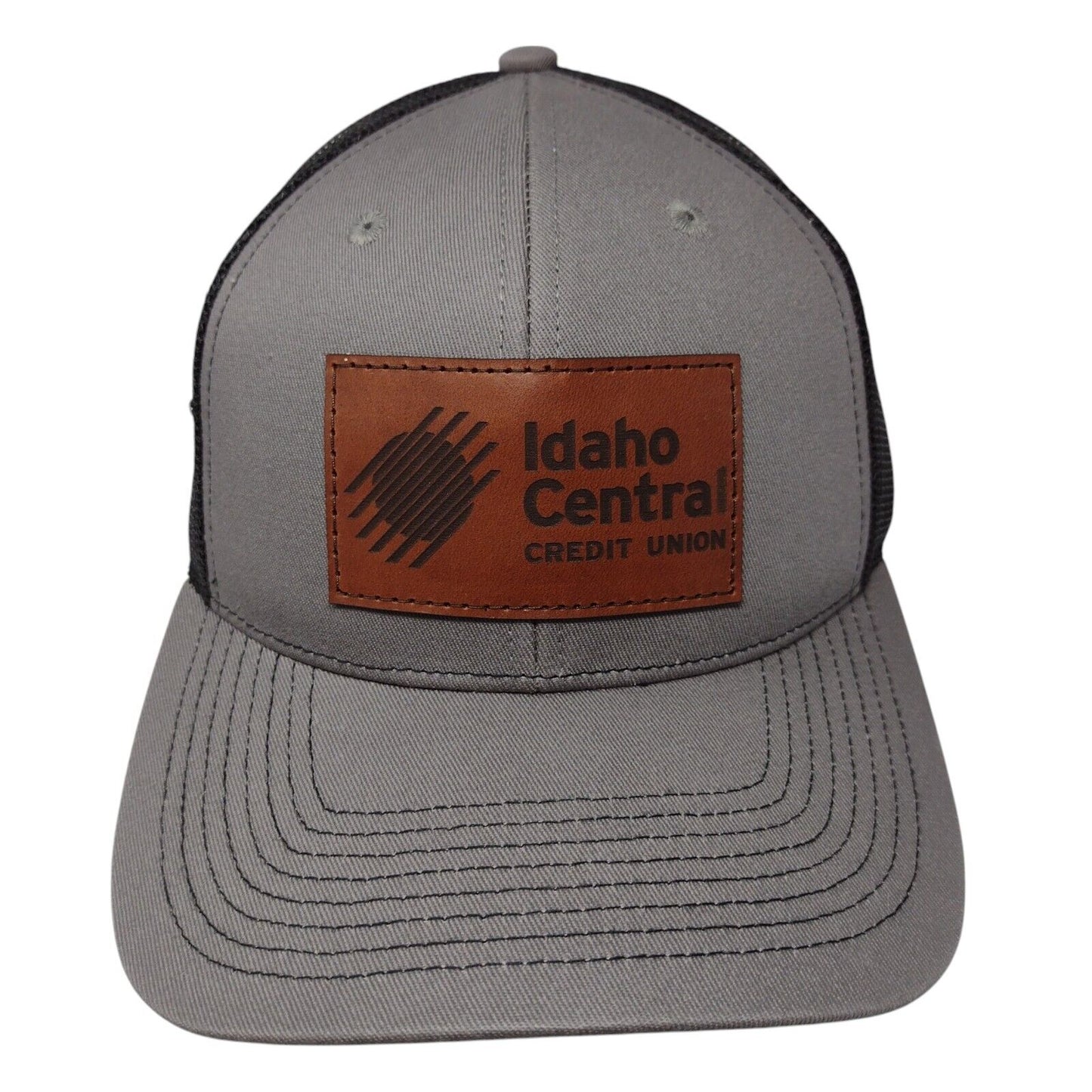 Idaho Central Credit Union Snapback Trucker Hat Gray OSFA Outdoor Cap