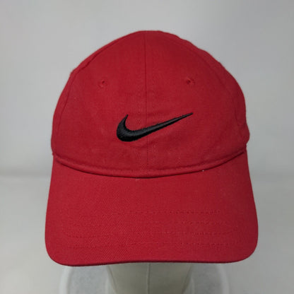 Nike Toddler Strapback Hat Red One Size Adjustable Embroidered SwooshJust Do It