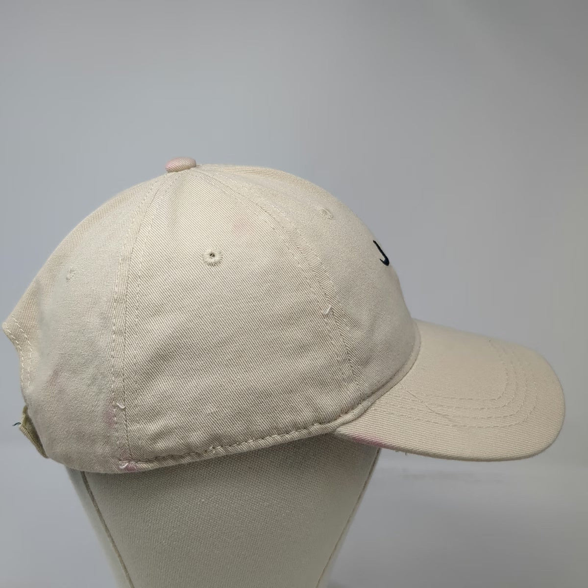 C-Side Sales Baseball Cap Beige One Size Strapback Palmetto Moon Hilton Head Hat