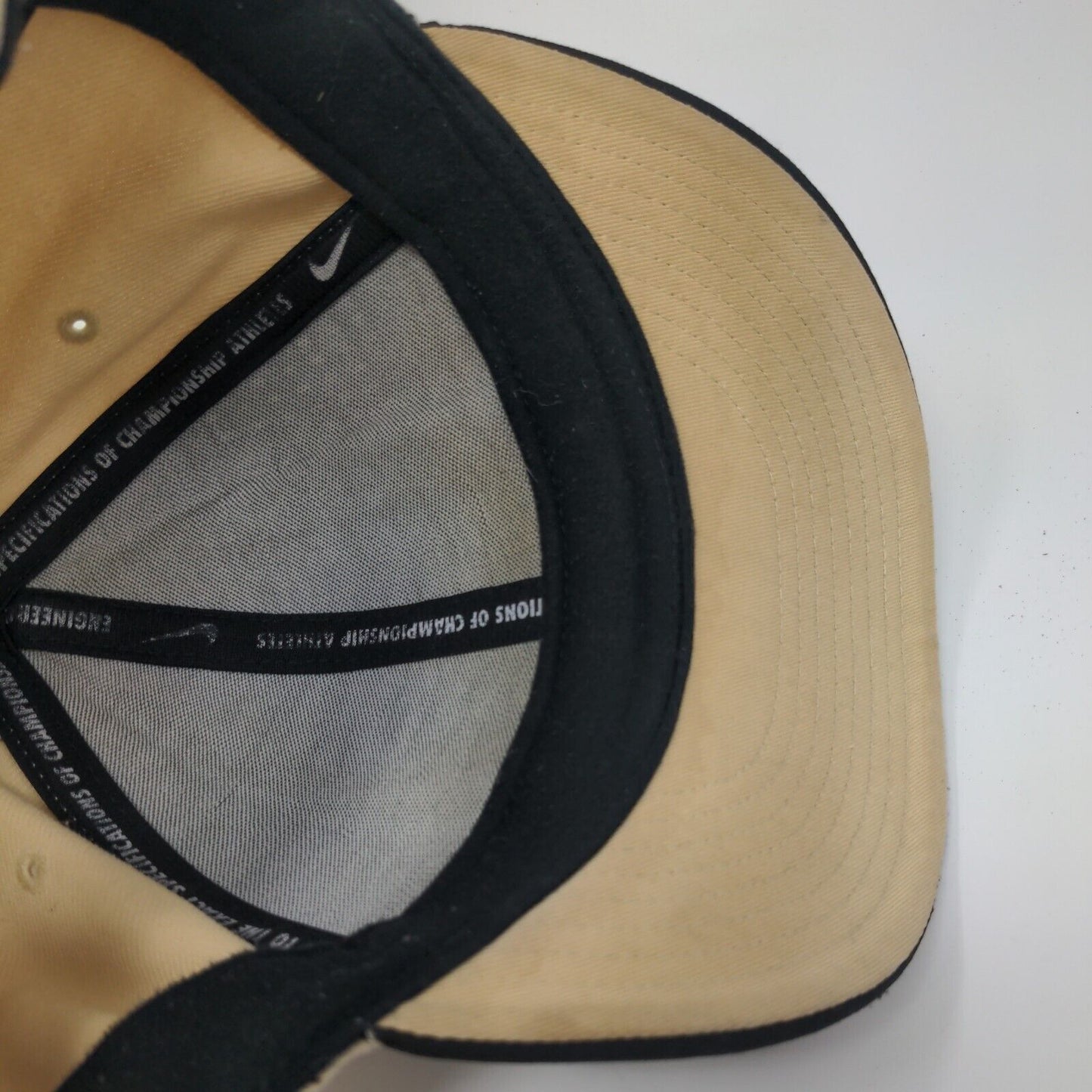 EC Indian Native American Snapback Nike Hat Black Tan Embroidered Logo