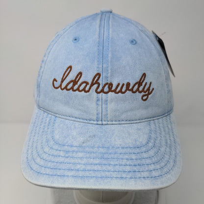 Idahowdy Slideback Hat Blue OSFA Embroidered 6 Panel Richardson W/Tags