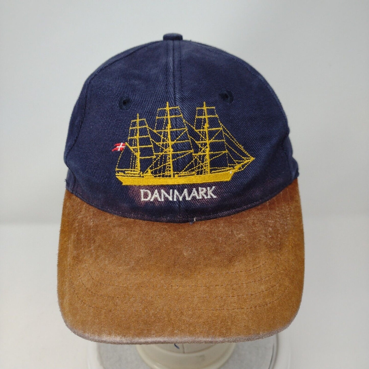 Danmark Ship Slideback Hat Multicolor One Size Adjustable Embroidered