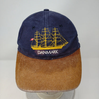 Danmark Ship Slideback Hat Multicolor One Size Adjustable Embroidered