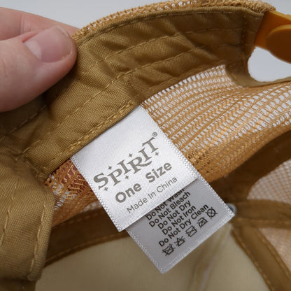 Camel Towing Snapback Trucker Hat Brown One Size Mesh Back Spirit