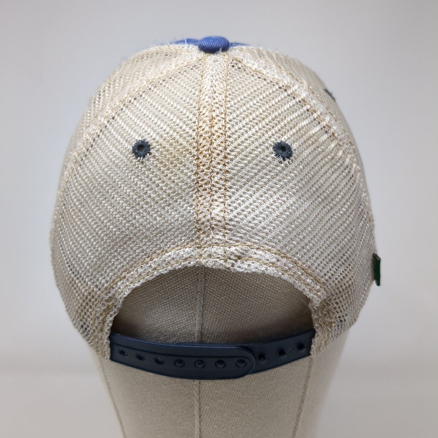 Redfish Lake Lodge Snapback Mesh Back Trucker Hat Blue One Size Legacy