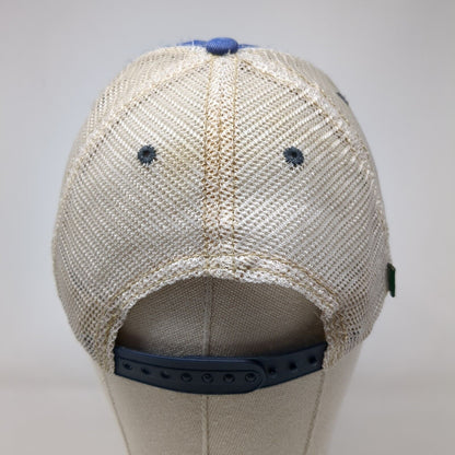 Redfish Lake Lodge Snapback Mesh Back Trucker Hat Blue One Size Legacy