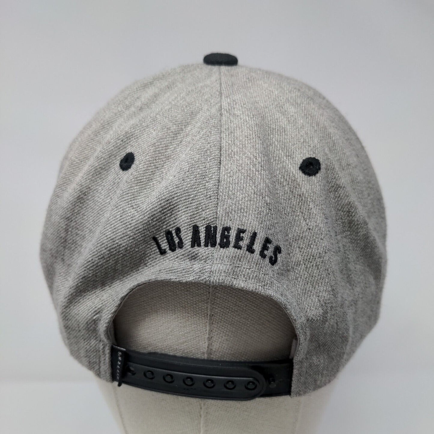 Hitter's House Los Angeles Snapback Hat Gray OS Adjustable The Classics Yupoong