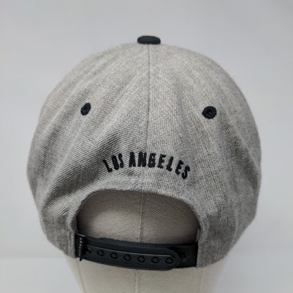 Hitter's House Los Angeles Snapback Hat Gray OS Adjustable The Classics Yupoong